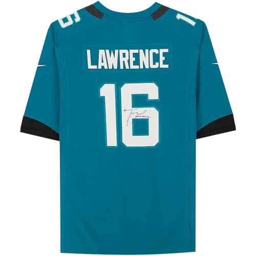 Trevor Lawrence Autographed Jacksonville Jaguars (Teal #16) Nike Jersey - Fanatics