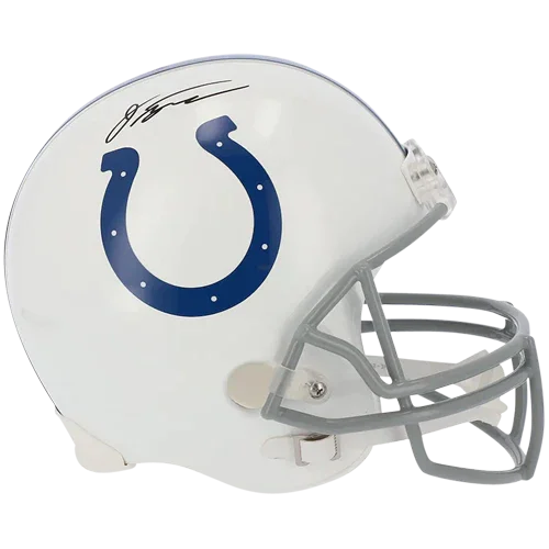 Jonathan Taylor Autographed Indianapolis Colts Deluxe Full-Size Replica Helmet - Fanatics