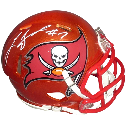 Leonard Fournette Autographed Tampa Bay Buccaneers (FLASH Alternate) Mini Helmet - Fanatics
