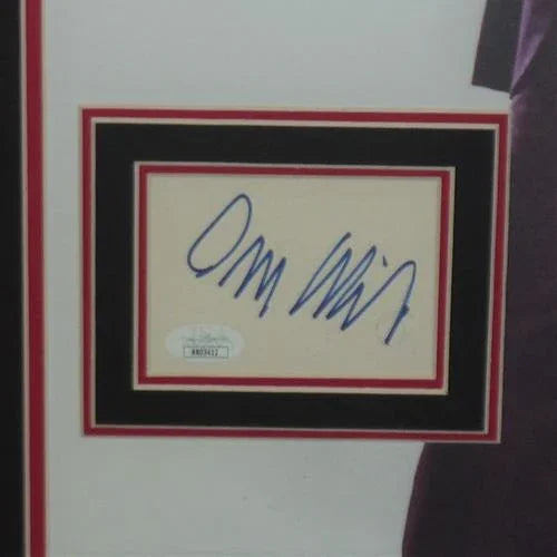 Wedding Crashers Full-Size Movie Poster Deluxe Framed with Owen Wilson And Vince Vaughn Autographs - JSA