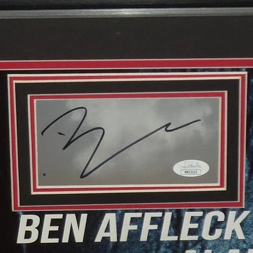 ARGO Full-Size Movie Poster Deluxe Framed with Ben Affleck Autograph - JSA