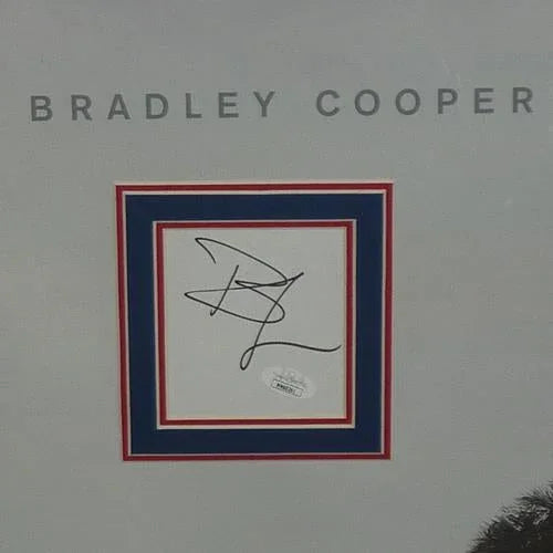 American Sniper Full-Size Movie Poster Deluxe Framed with Bradley Cooper And Sienna Miller Autographs - JSA