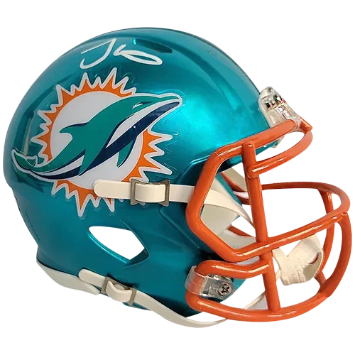 Tyreek Hill Autographed Miami Dolphins (Flash Alternate) Mini Helmet - Beckett
