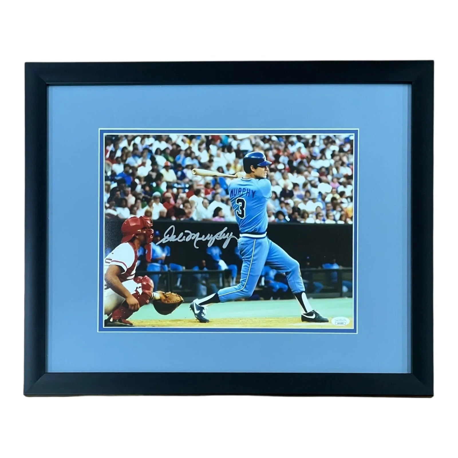Dale Murphy Autographed Atlanta Braves Deluxe Framed 11x14 Photo - JSA
