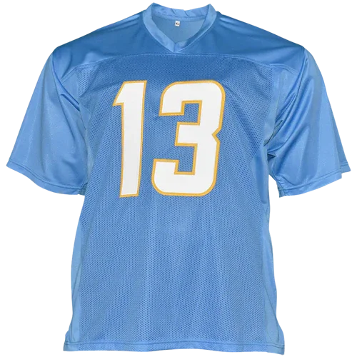 Keenan Allen Autographed Los Angeles Chargers (Powder Blue #13) Custom Jersey - Beckett