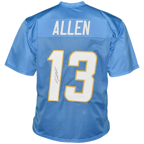 Keenan Allen Autographed Los Angeles Chargers (Powder Blue #13) Custom Jersey - Beckett