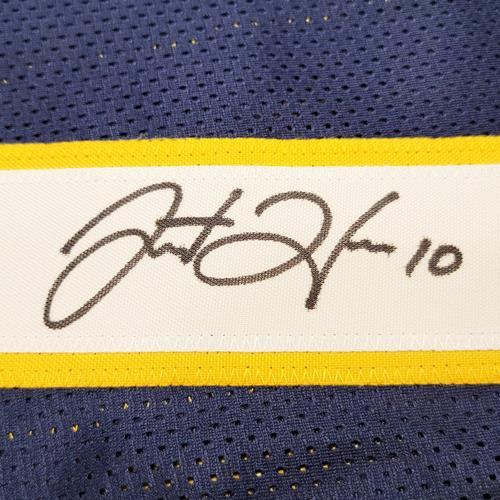Justin Herbert Autographed Los Angeles (Navy Blue #10) Jersey - JSA
