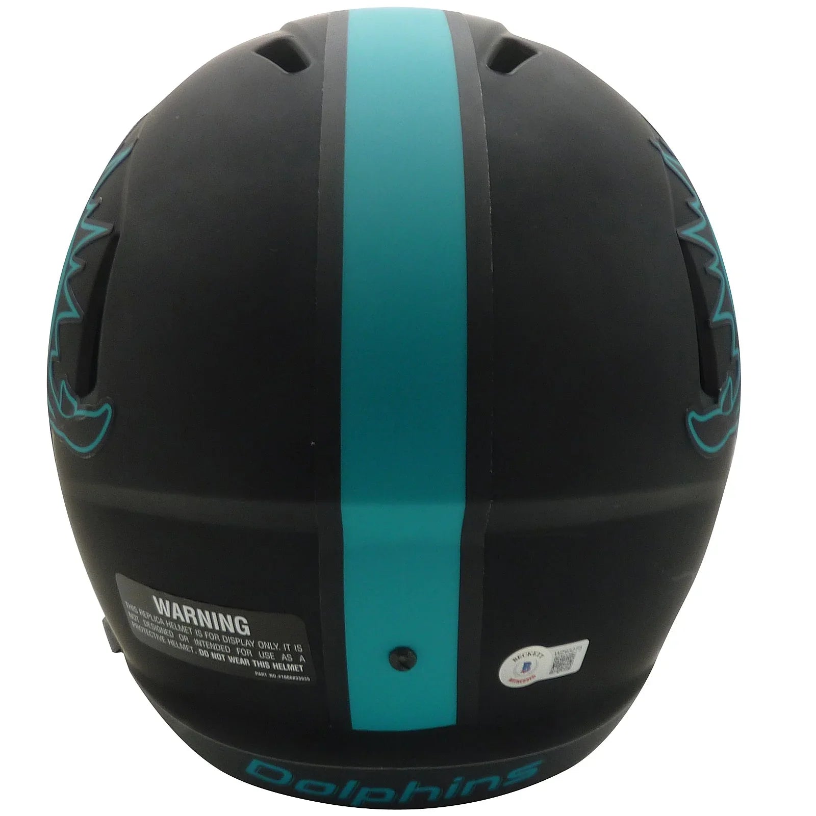 Tyreek Hill Autographed Miami Dolphins (ECLIPSE Alternate) Deluxe Full-Size Replica Helmet - BAS