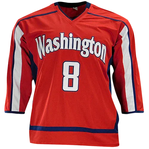 Alexander Ovechkin Autographed Washington (Red #8) Custom Jersey - JSA
