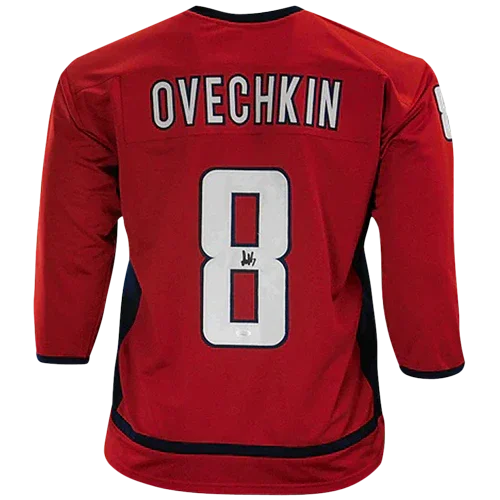 Alexander Ovechkin Autographed Washington (Red #8) Custom Jersey - JSA