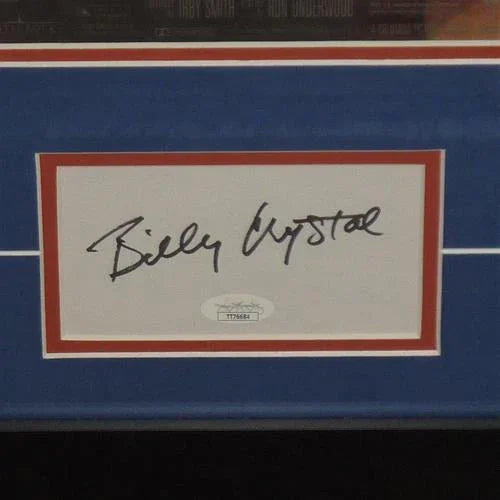 City Slickers 11x17 Movie Poster Deluxe Framed with Billy Crystal Autograph - JSA