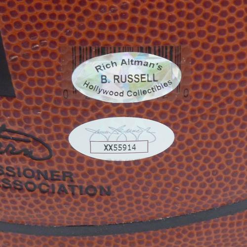 Bill Russell Autographed NBA Basketball - JSA And Russell Holo
