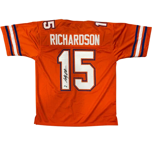 Anthony Richardson Autographed Florida (Orange #15) Custom Jersey - Beckett