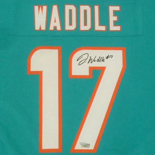 Jaylen Waddle Autographed Miami Dolphins (Teal #17) Nike Game Jersey - Fanatics