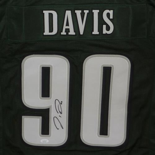 Jordan Davis Autographed Philadelphia (Green #90) Custom Jersey - JSA