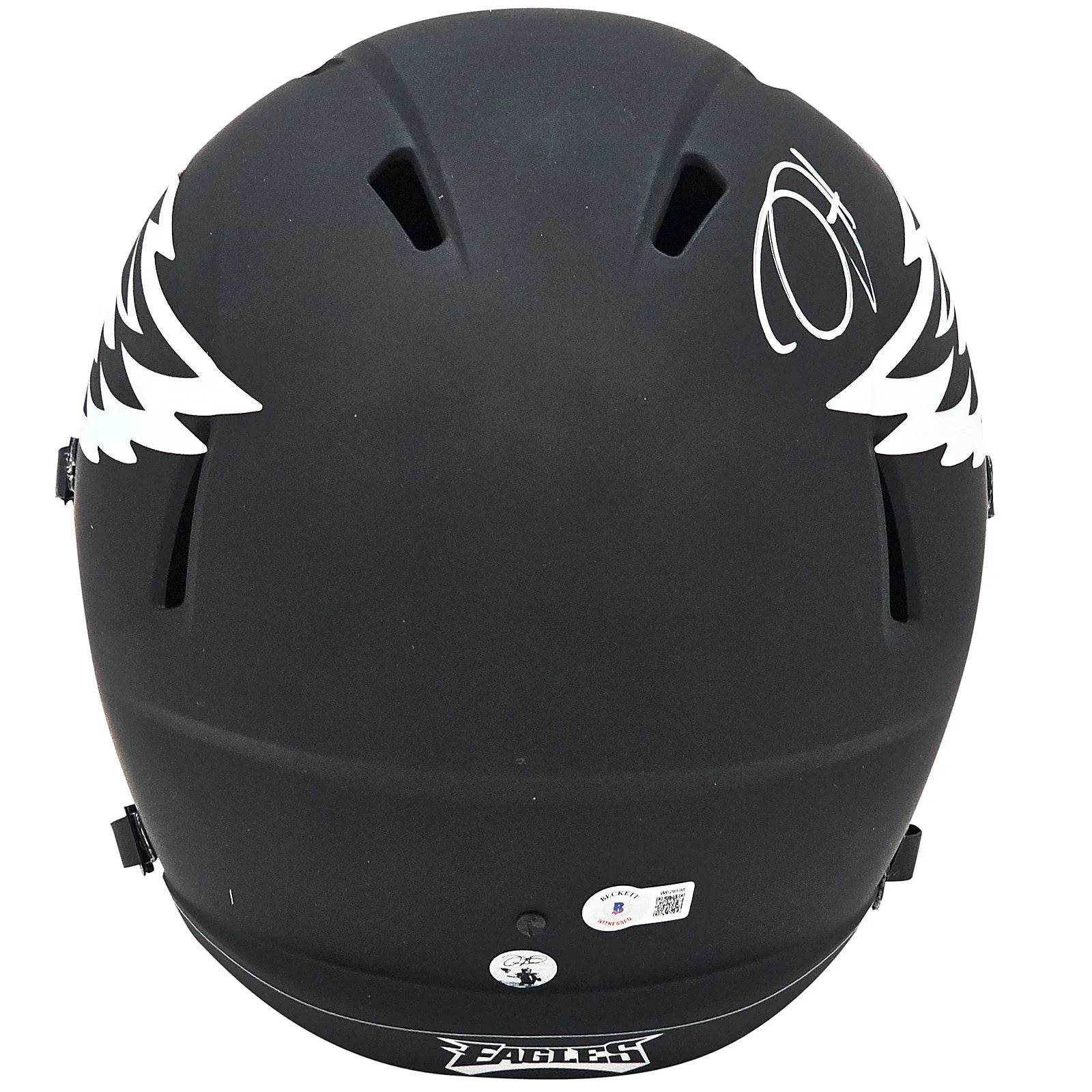Jalen Hurts Autographed Philadelphia Eagles (ECLIPSE Alternate) Deluxe Full-Size Replica Helmet - JSA