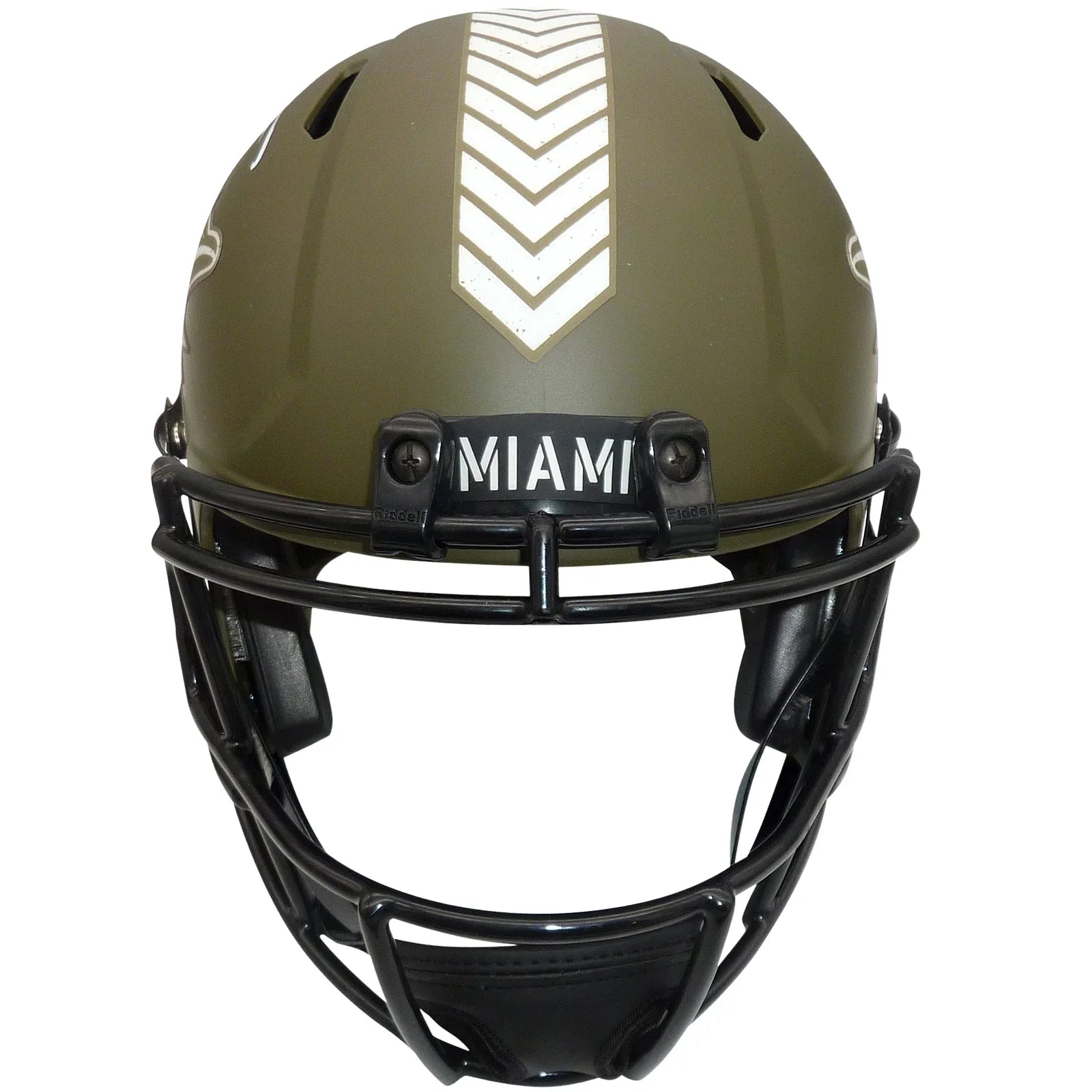 Tyreek Hill Autographed Miami Dolphins (SALUTE TO SERVICE) Alternate Deluxe Full-Size Replica Helmet - Beckett