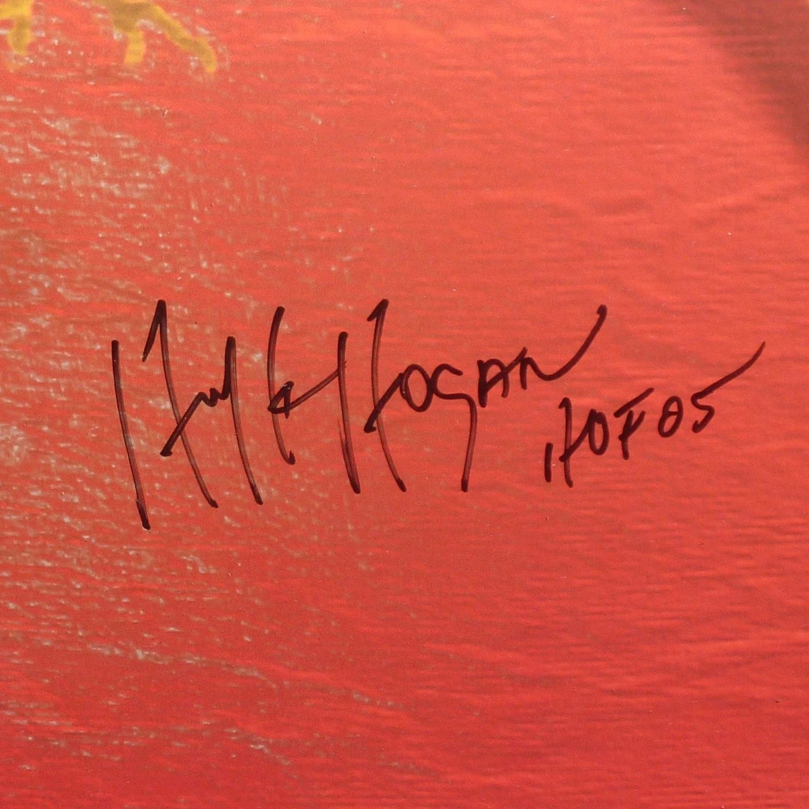 Hulk Hogan Autographed WCW Wrestling Deluxe Framed Officially Licensed Hulkster Poster - JSA