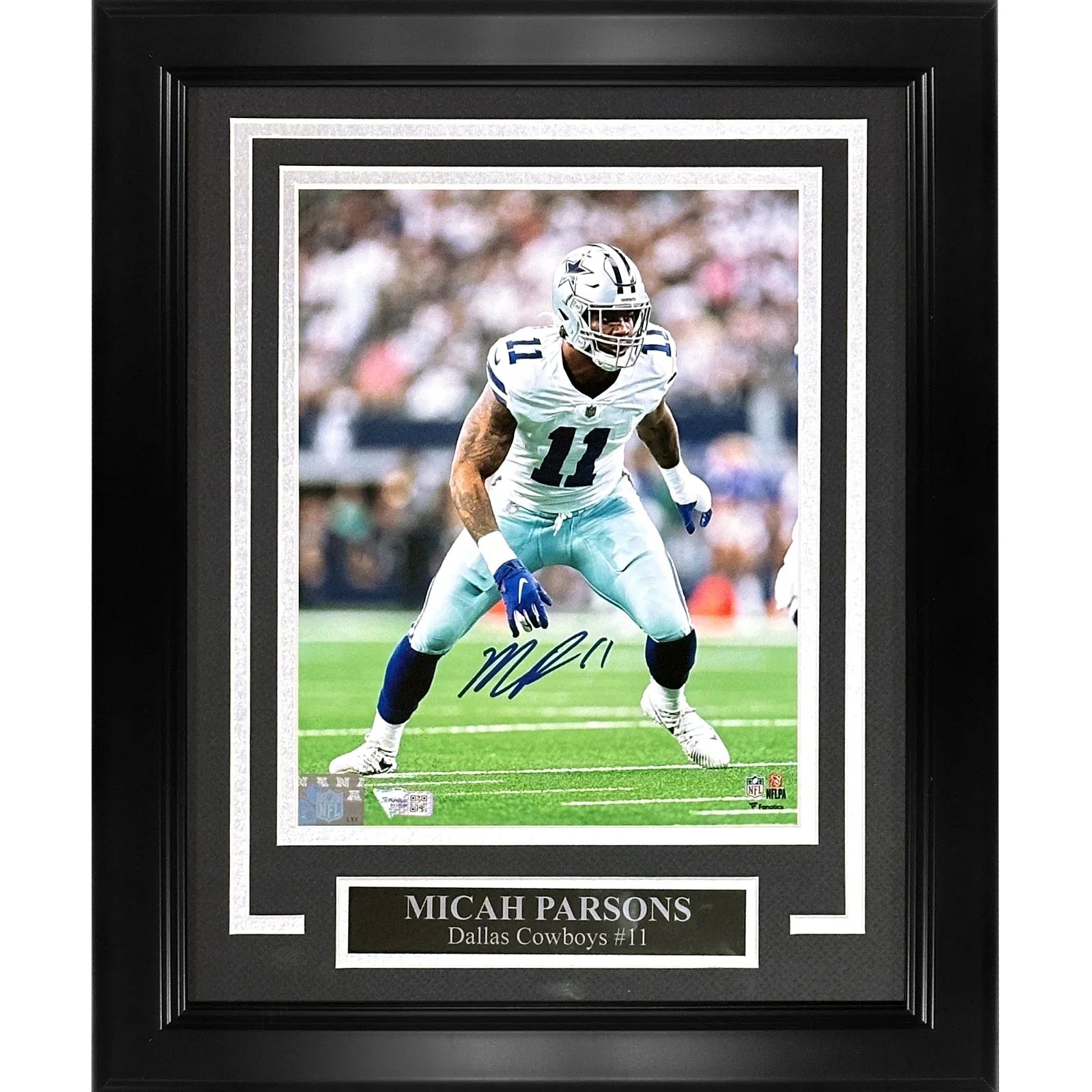 Micah Parsons Autographed Dallas Cowboys Deluxe Framed 8x10 Photo - Fanatics