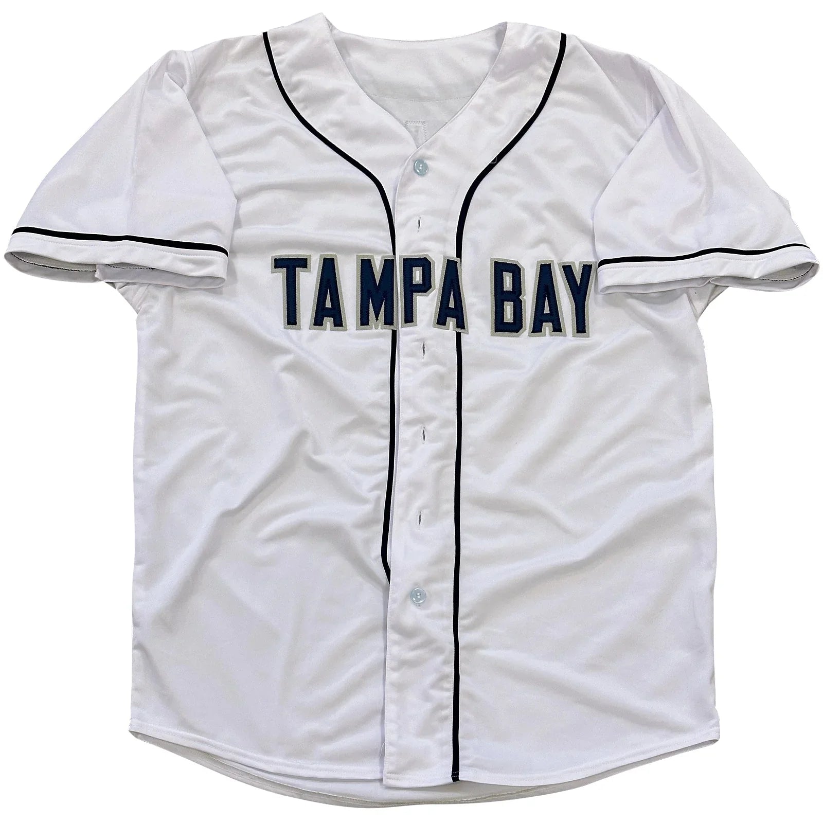 Randy Arozarena Autographed Tampa Bay (White #56) Custom Jersey - JSA