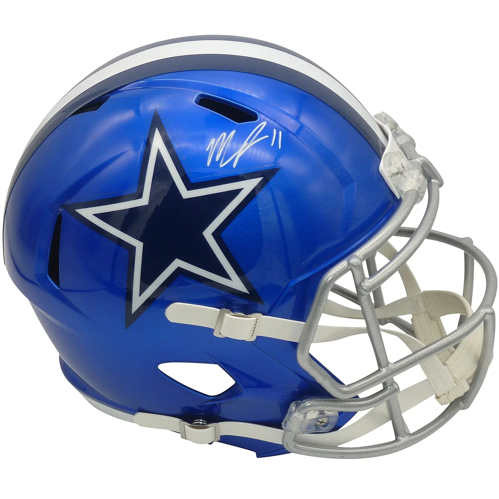 Micah Parsons Autographed Dallas Cowboys FLASH Alternate Full-Size Replica Helmet - Fanatics