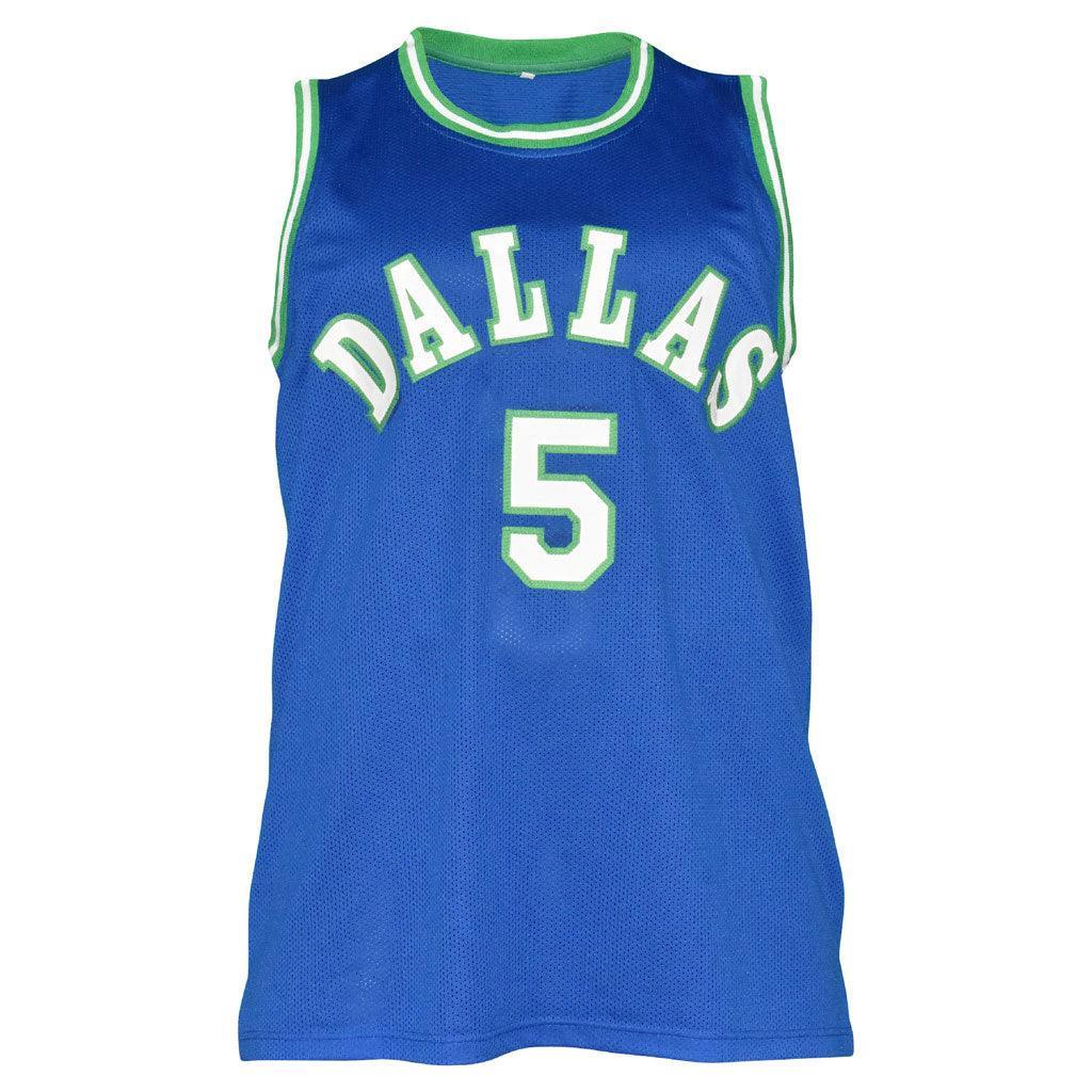 Jason Kidd Autographed Dallas (Blue #5) Custom Jersey - BAS