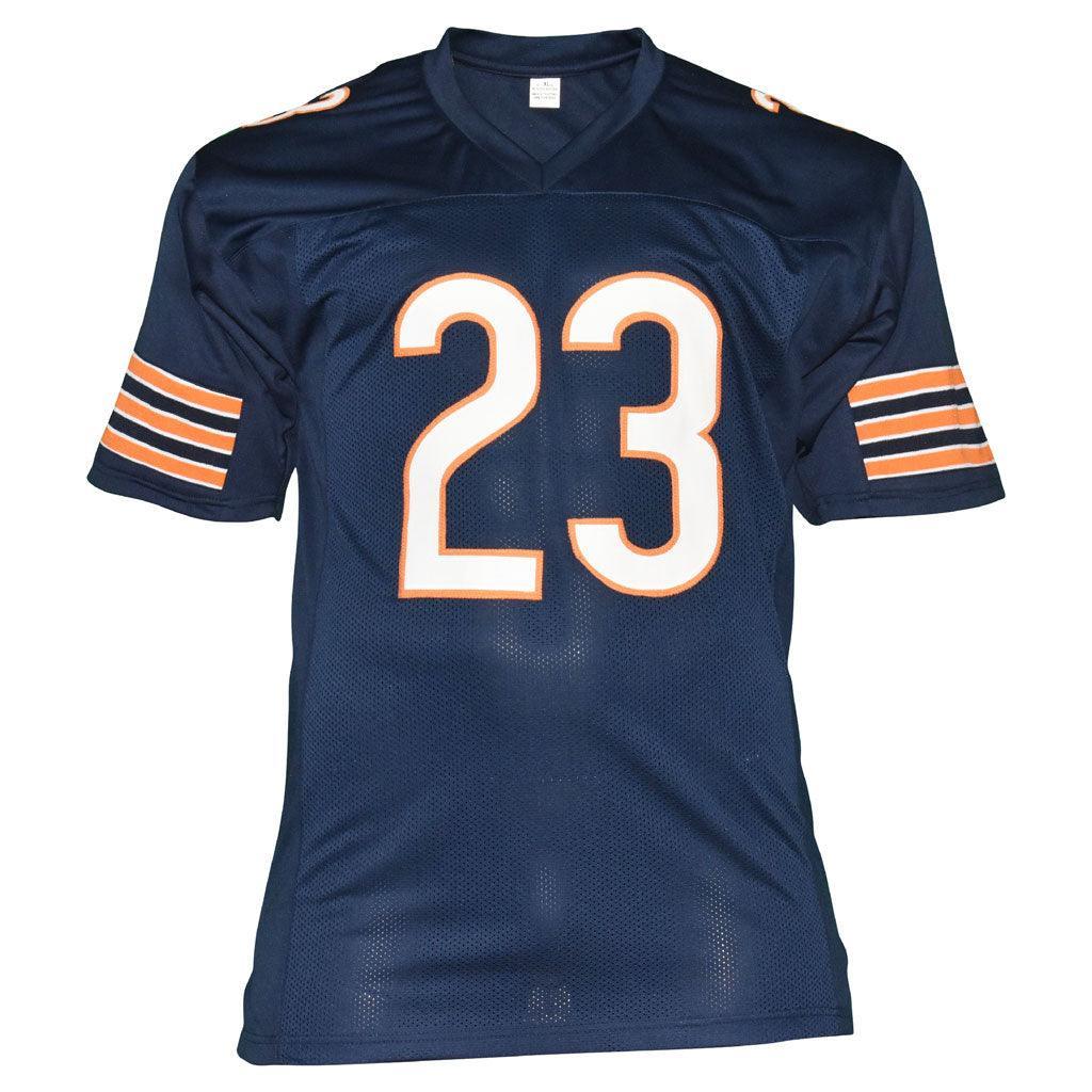Devin Hester Autographed Chicago (Navy Blue #23) Custom Jersey - JSA