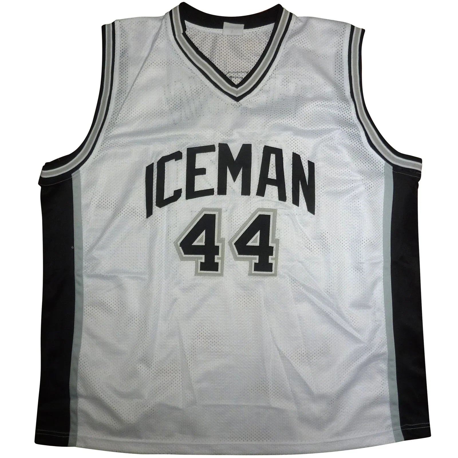 George Gervin Autographed San Antonio (White #44) Ice Man Custom Jersey - JSA