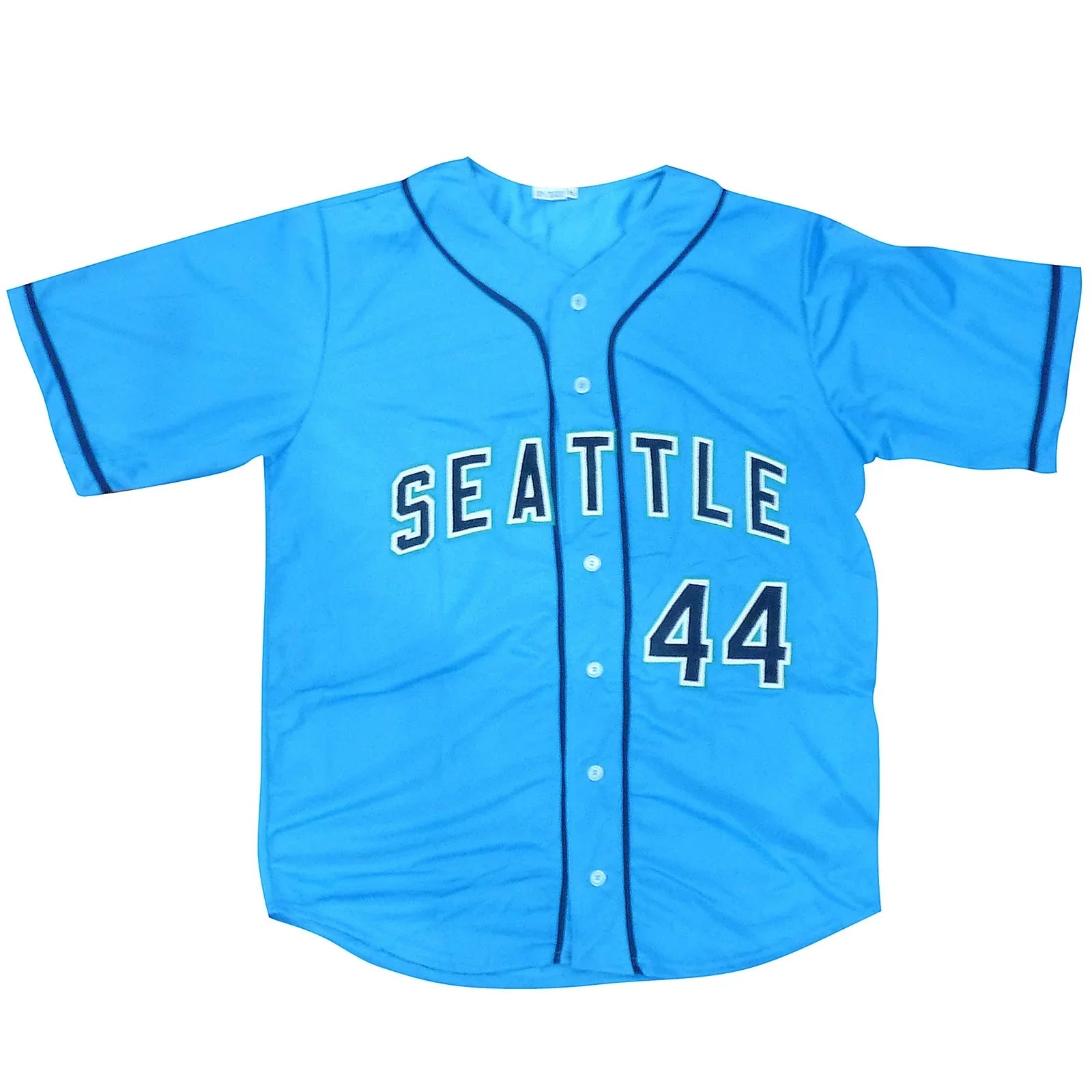 Julio Rodriguez Autographed Seattle (Baby Blue #44) Jersey - BAS