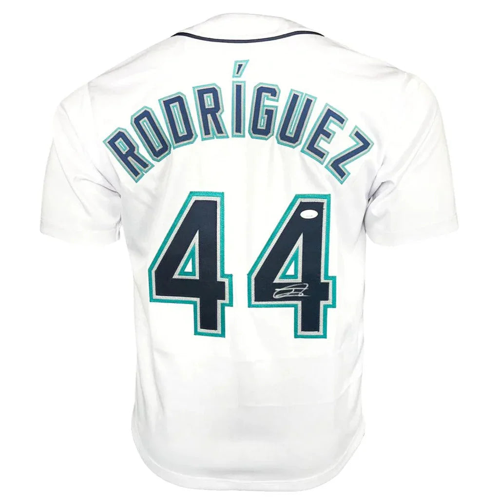 Julio Rodriguez Autographed Seattle (White #44) Custom Jersey - BAS