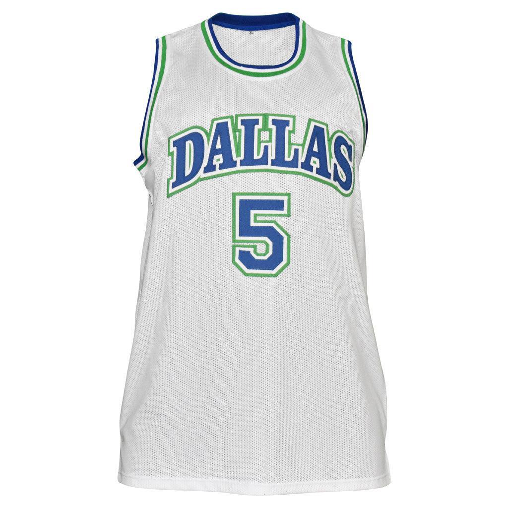 Jason Kidd Autographed Dallas (White #5) Custom Jersey - BAS