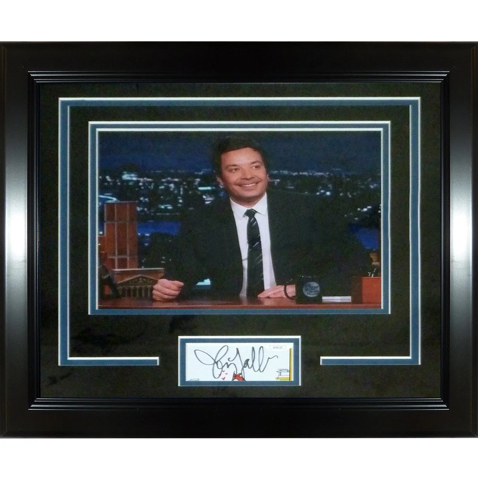 Jimmy Fallon Autographed “The Tonight Show” Signature Series Frame – JSA