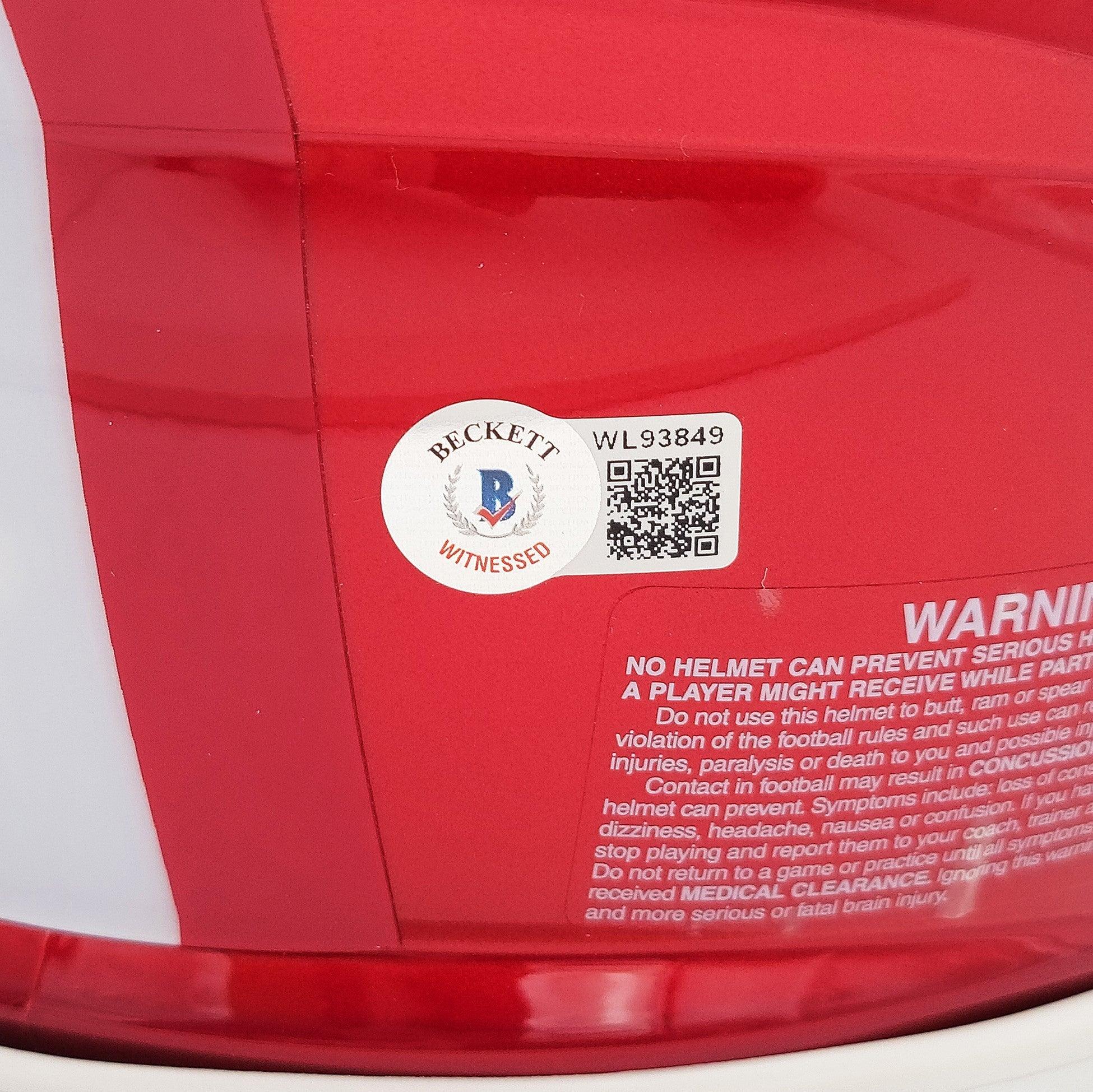 Nick Bosa Autographed San Francisco 49ers (FLASH Alternate) Deluxe Full-Size Replica Helmet - Beckett