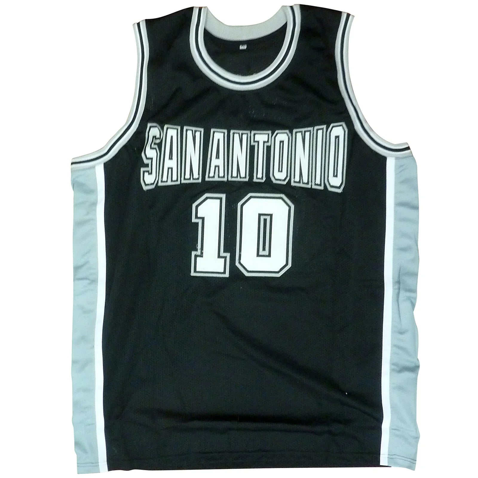 Dennis Rodman Autographed San Antonio (Black #10) Custom Jersey - Beckett