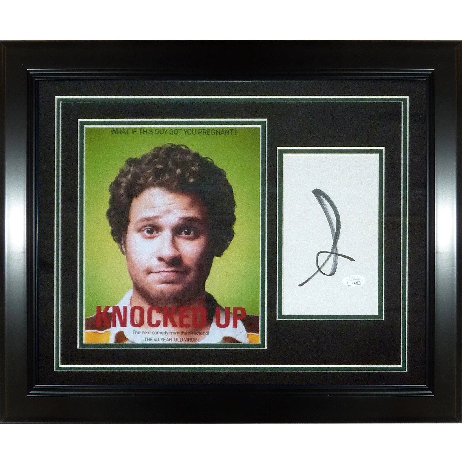 Seth Rogen Autographed “Knocked Up” Movie “Signature Series” 8x10 Frame - JSA