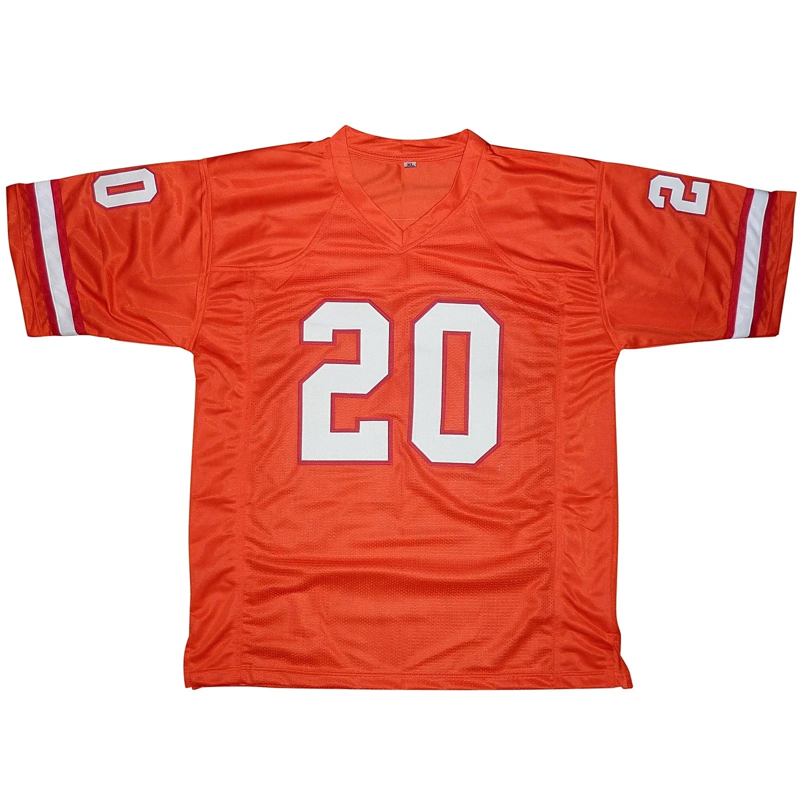 Ronde Barber Autographed Tampa Bay (Creamsicle Throwback #20) Custom Jersey w/ HOF 23 - Beckett