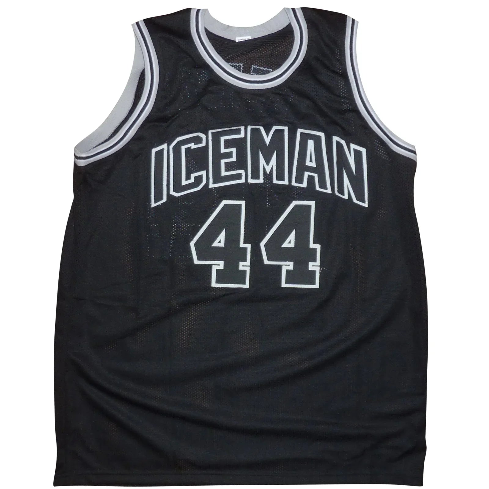 George Gervin Autographed San Antonio (Black #44) Ice Man Custom Jersey - JSA