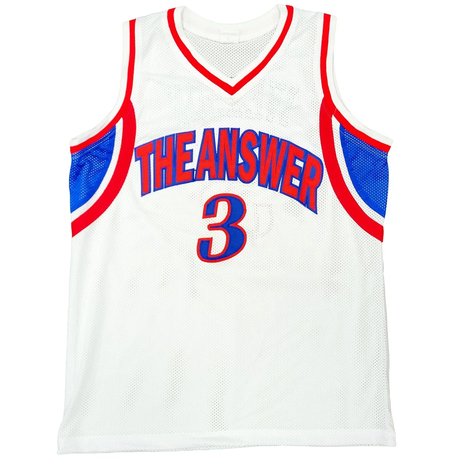 Allen Iverson Autographed Philadelphia (White #3) Custom Jersey - JSA