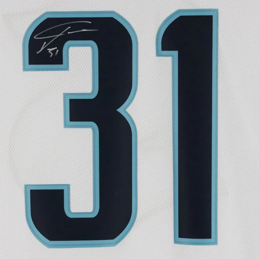Philipp Grubauer Autographed Seattle Kraken (White #31) Fanatics Hockey Jersey - Fanatics