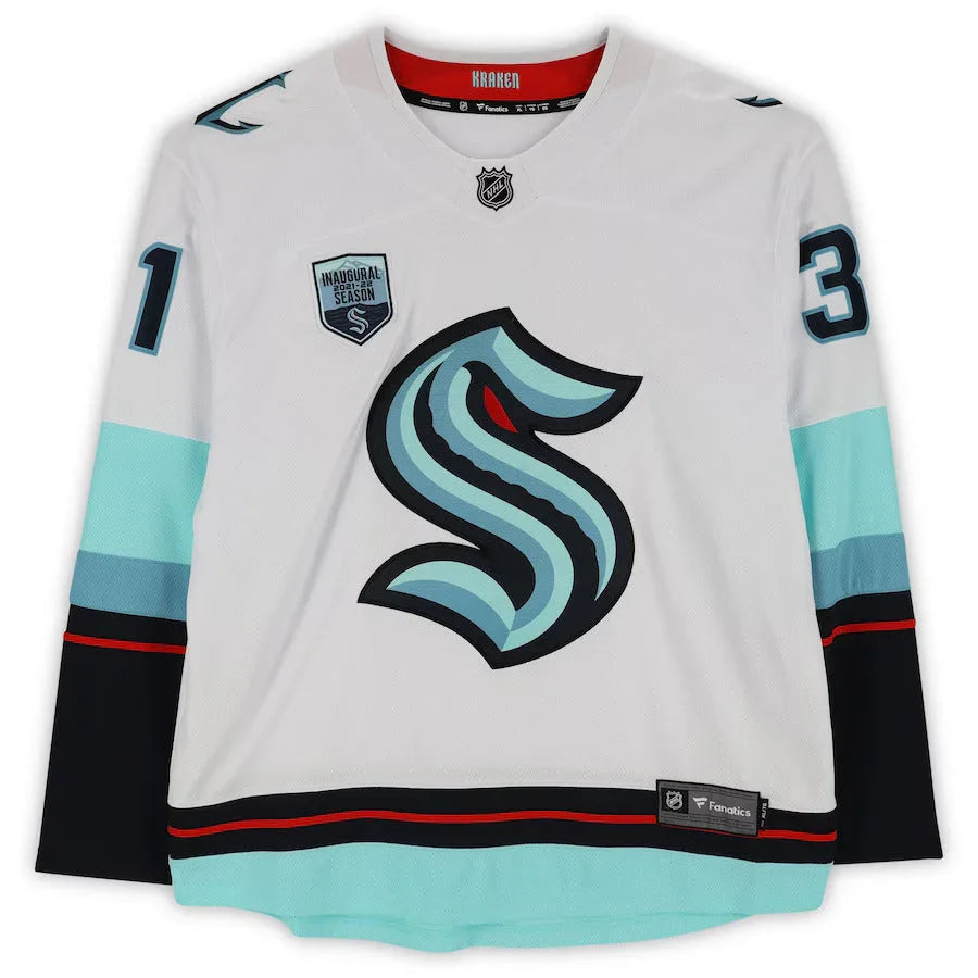 Philipp Grubauer Autographed Seattle Kraken (White #31) Fanatics Hockey Jersey - Fanatics