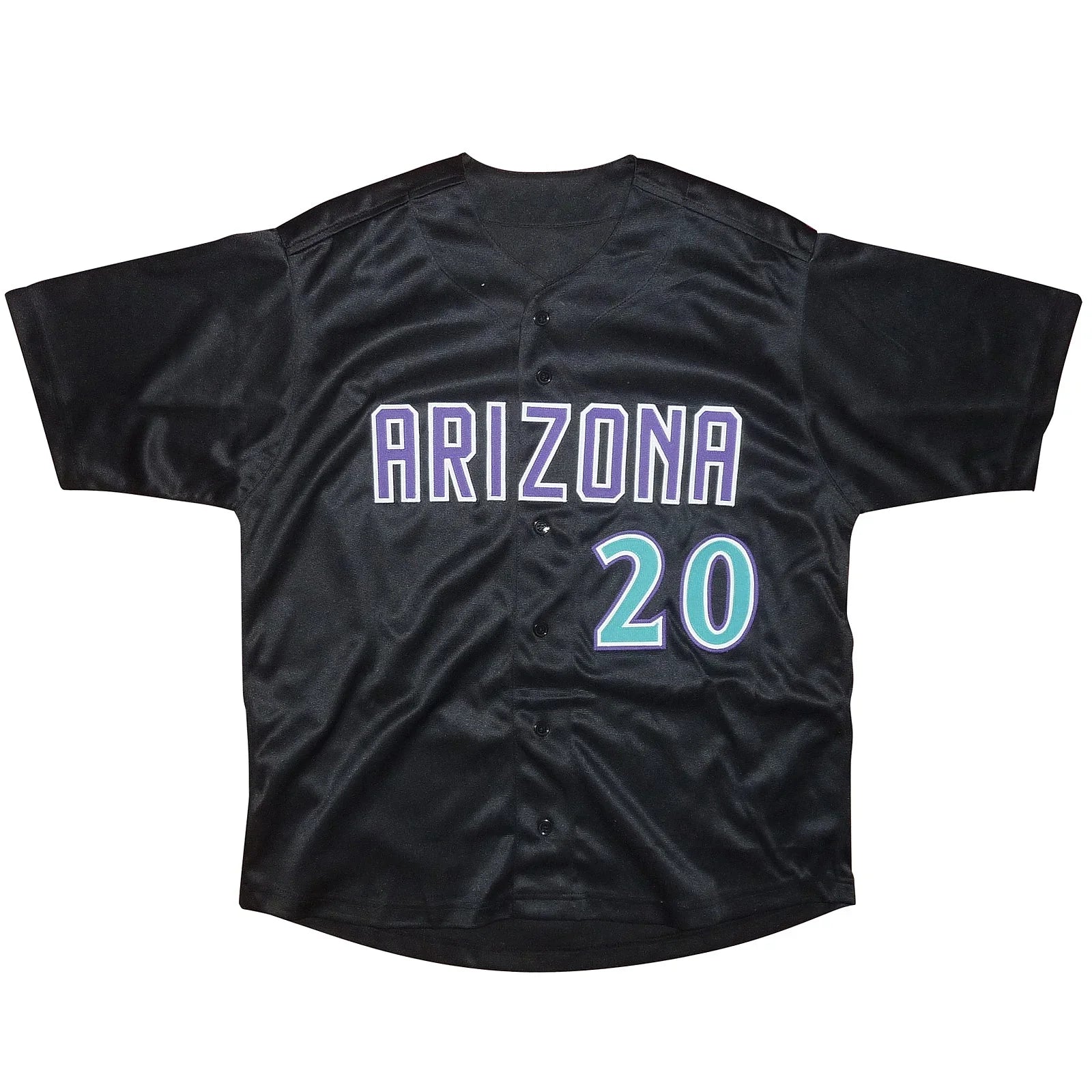 Luis Gonzalez Autographed Arizona (Black #20) Custom Jersey - JSA