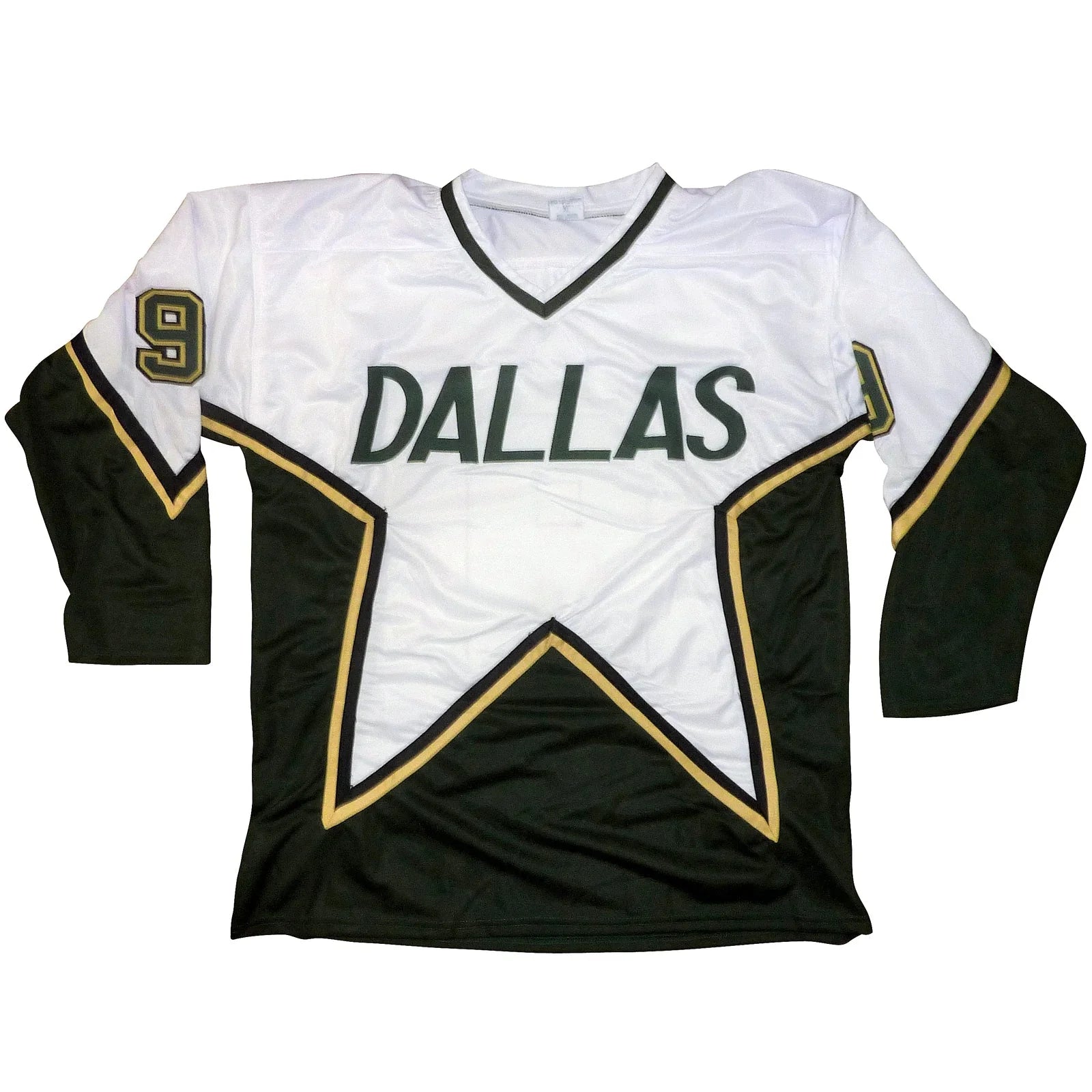 Mike Modano Autographed Dallas Stars (White #9) Custom Jersey - JSA