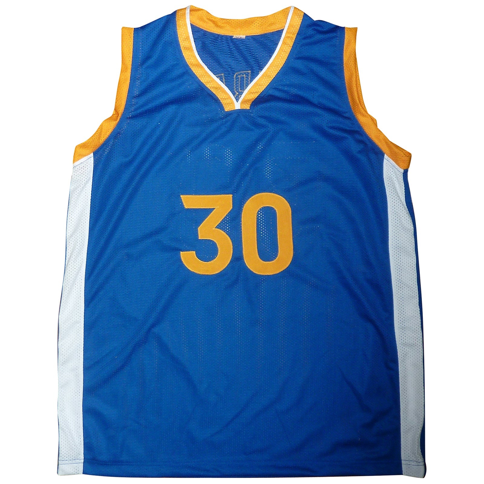 Stephen Curry Autographed (Blue #30) Custom Jersey - JSA