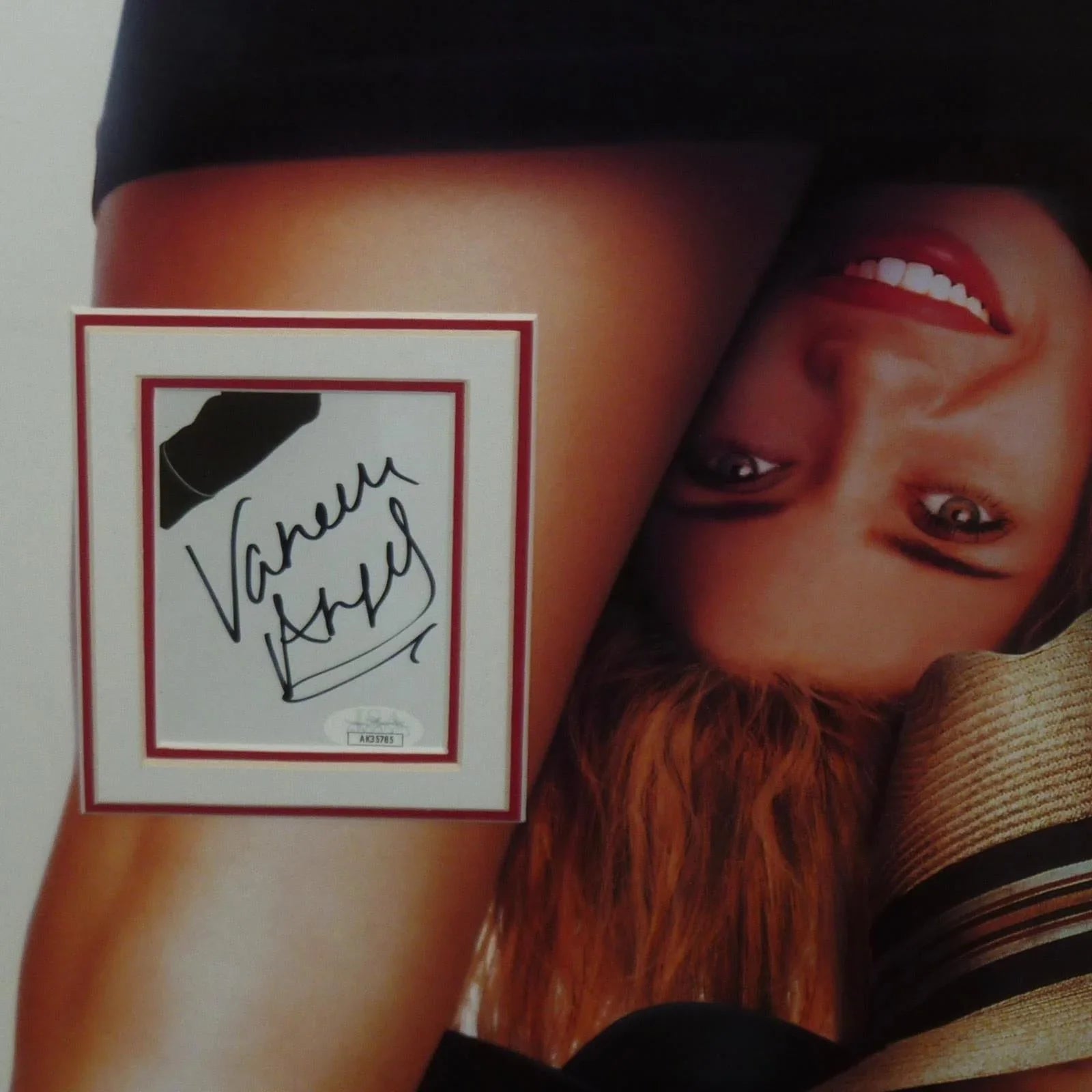 Kingpin Full-Size Movie Poster Deluxe Framed with Woody Harrelson Randy Quaid and Vanessa Angel Autographs - JSA