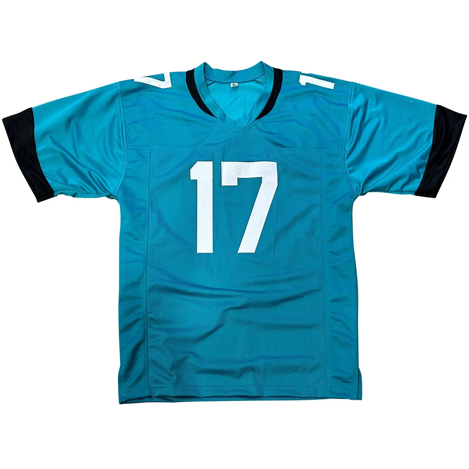 Evan Engram Autographed Jacksonville (Teal #17) Custom Jersey - Beckett