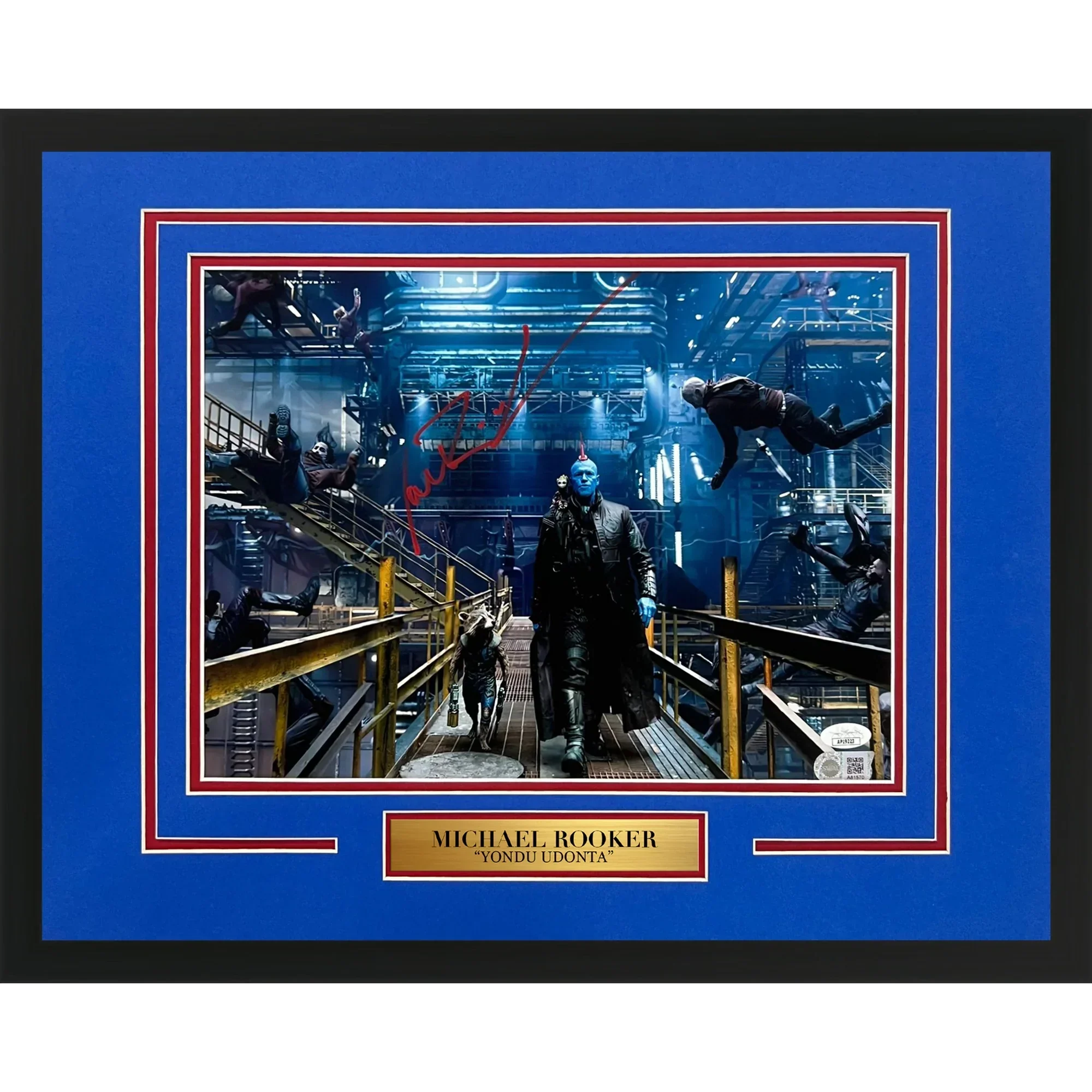 Michael Rooker Autographed Guardians of the Galaxy Deluxe Framed 11x14 Photo - SWAU JSA