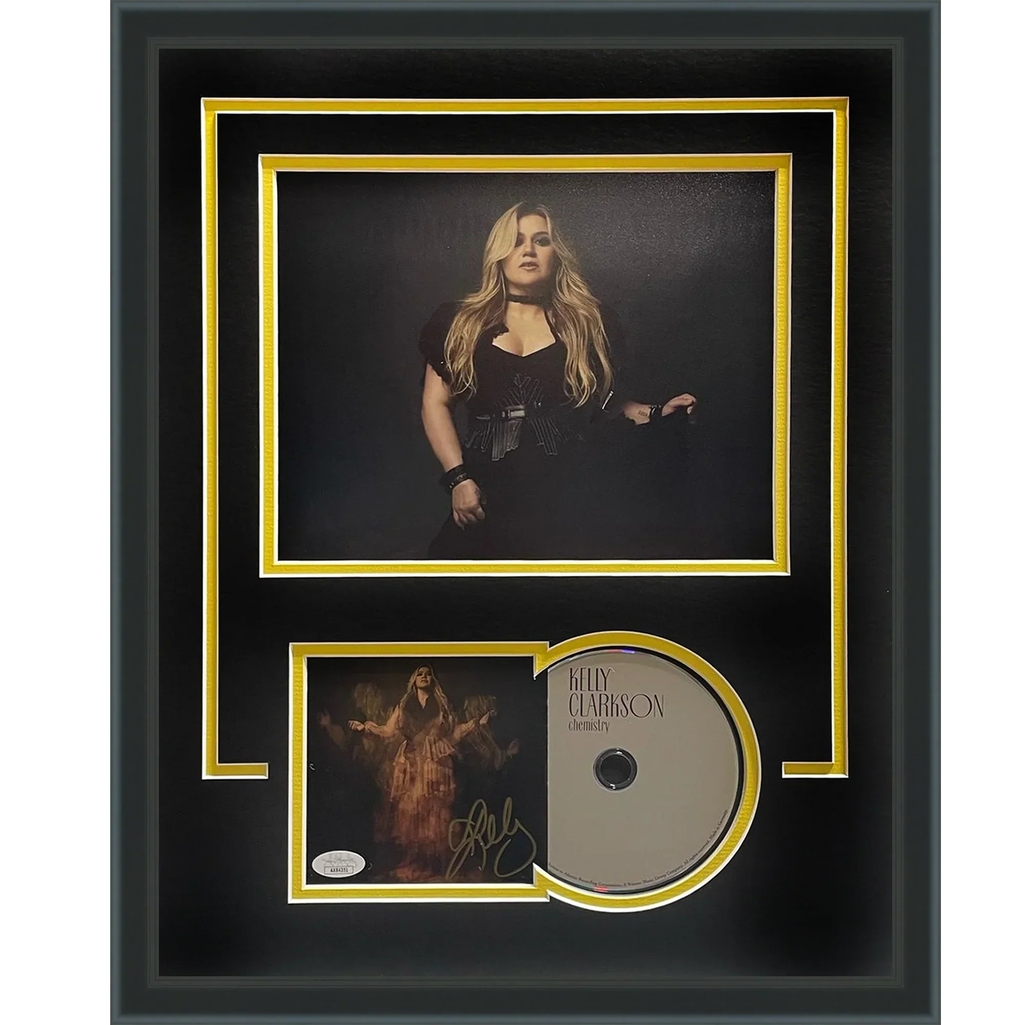 Kelly Clarkson Autographed Chemistry Deluxe Framed CD and Cover - JSA