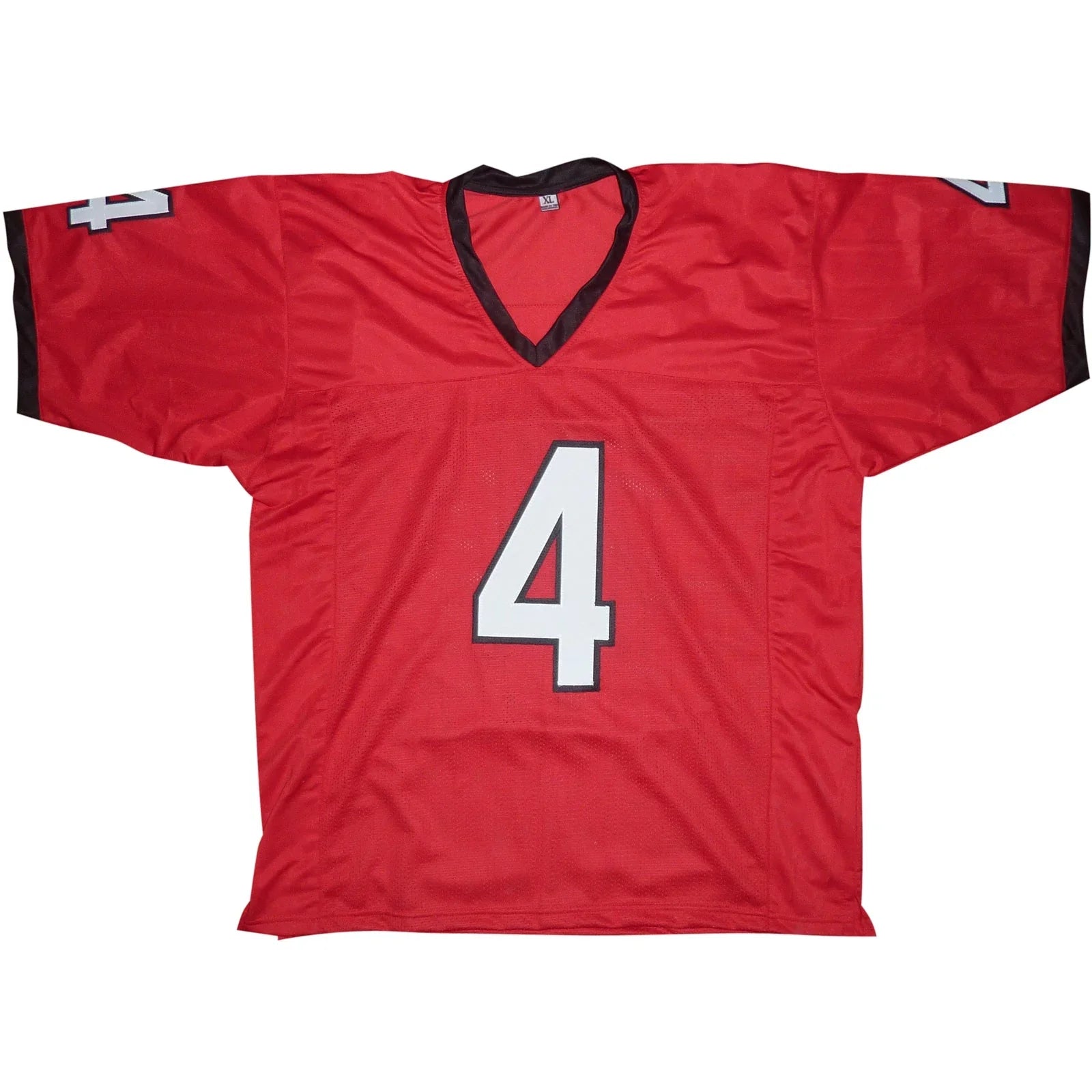 James Cook Autographed Georgia Bulldogs (Red #4) Custom Jersey - Beckett