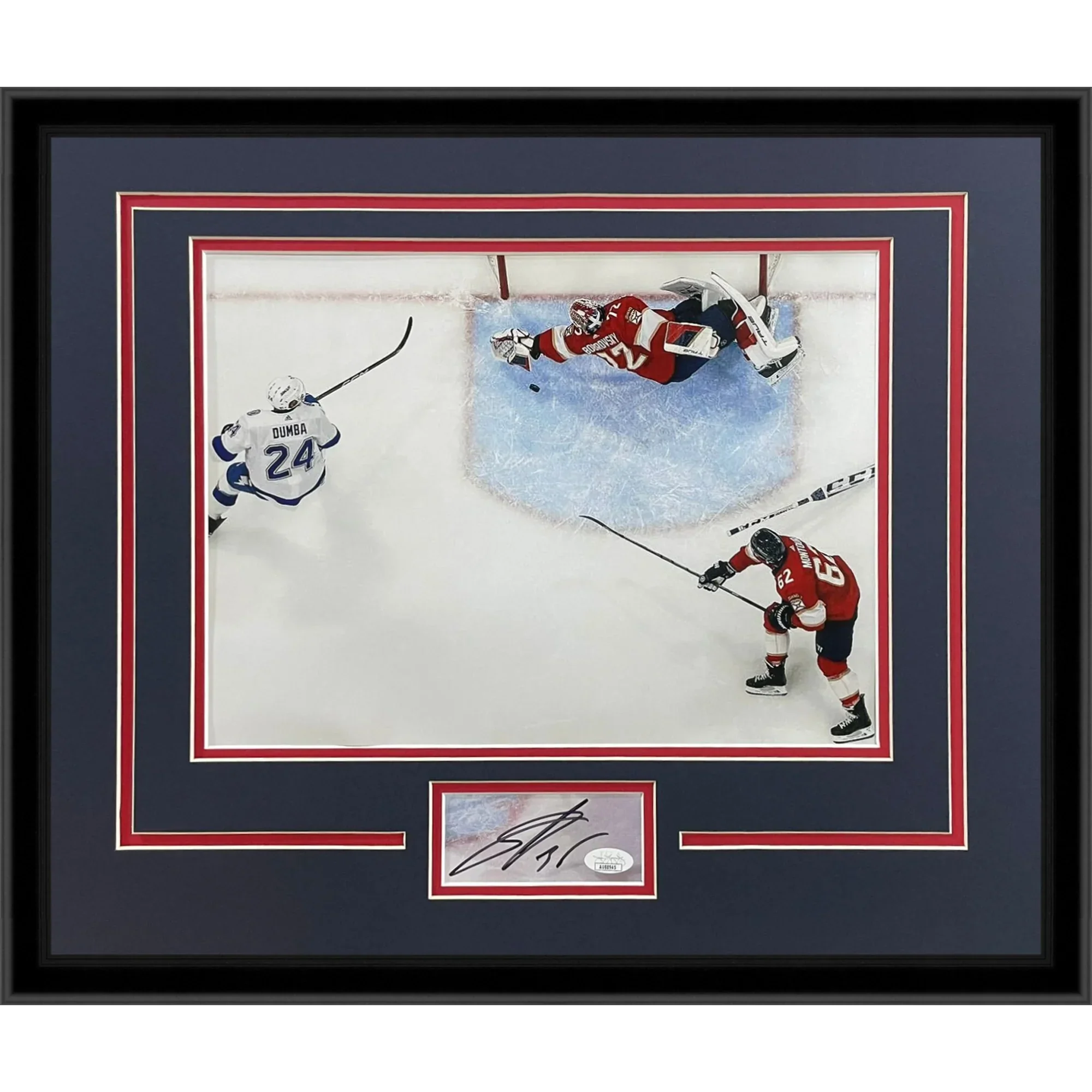 Sergei Bobrovsky Autographed Florida Panthers 11x14 Photo "Signature Series" Frame - JSA