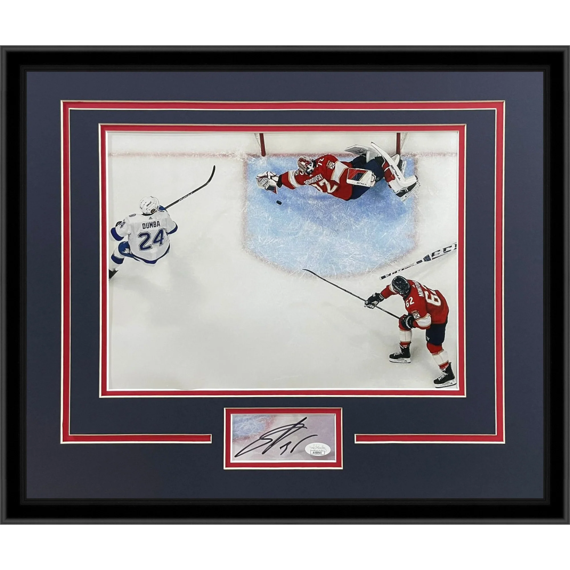 Sergei Bobrovsky Autographed Florida Panthers 11x14 Photo "Signature Series" Frame - JSA